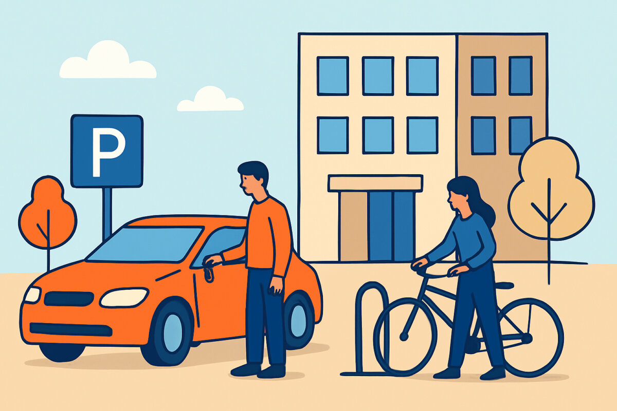 Toimitilan pysäköintiratkaisut – autopaikat ja pyöräparkki